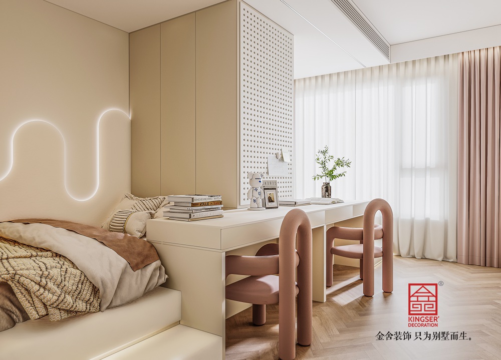 沙河自建別墅現(xiàn)代簡約風(fēng)格裝修-兒童房