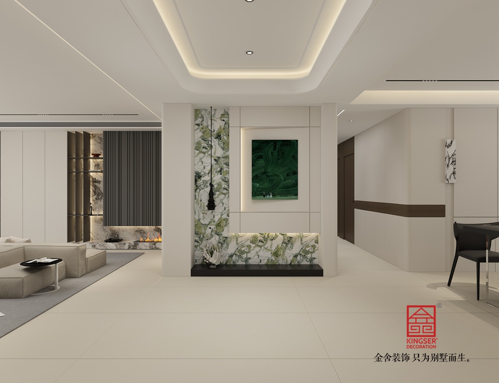 嘉禾名著500平米意式極簡風(fēng)格裝修-玄關(guān)