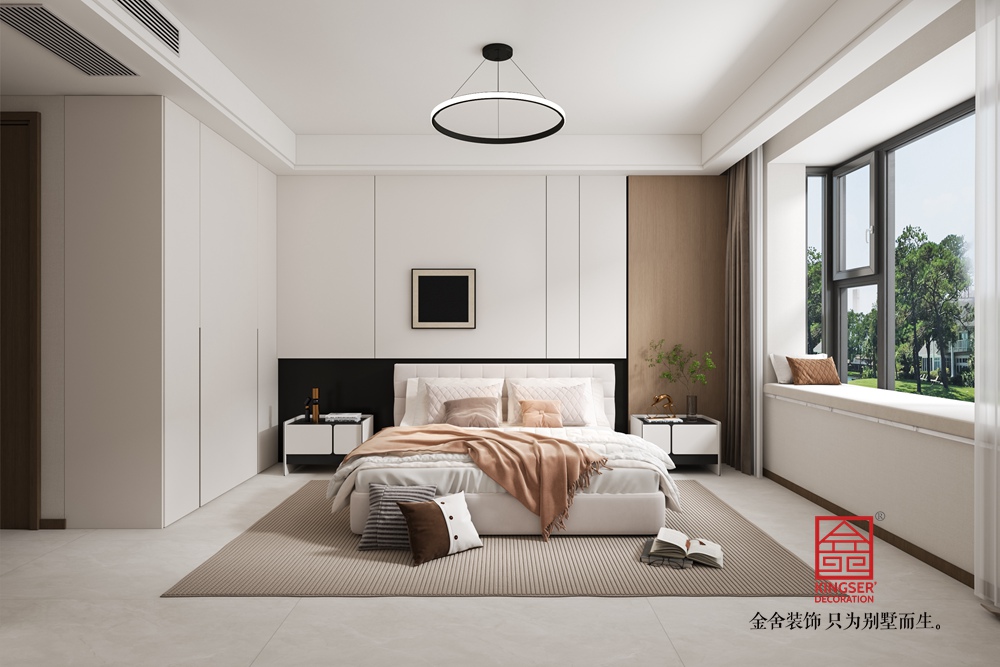 錦江府153平米現(xiàn)代簡約風(fēng)格裝修-臥室