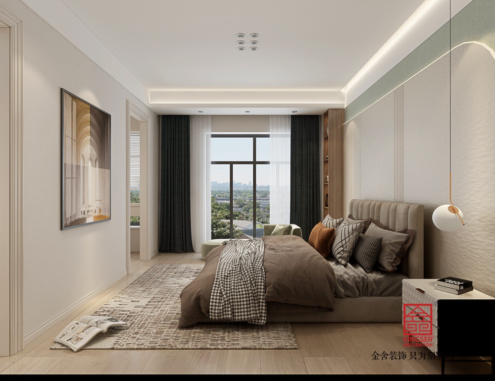 榮盛御府415平輕法極簡(jiǎn)裝修-臥室