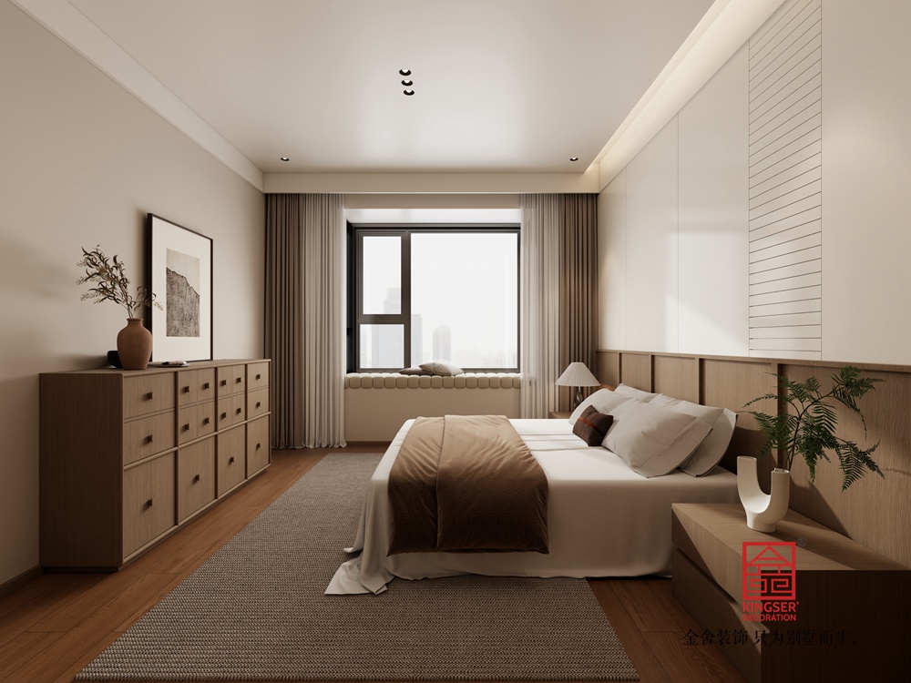 高新苑269平米宋氏美學(xué)裝修-臥室