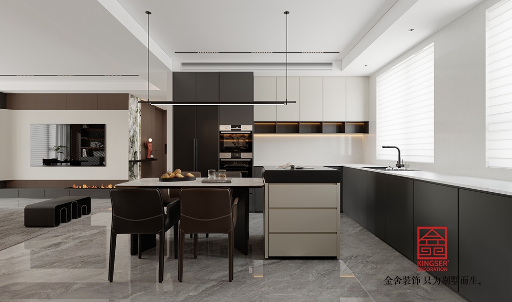 云和賦146平米現(xiàn)代簡約裝修-廚房