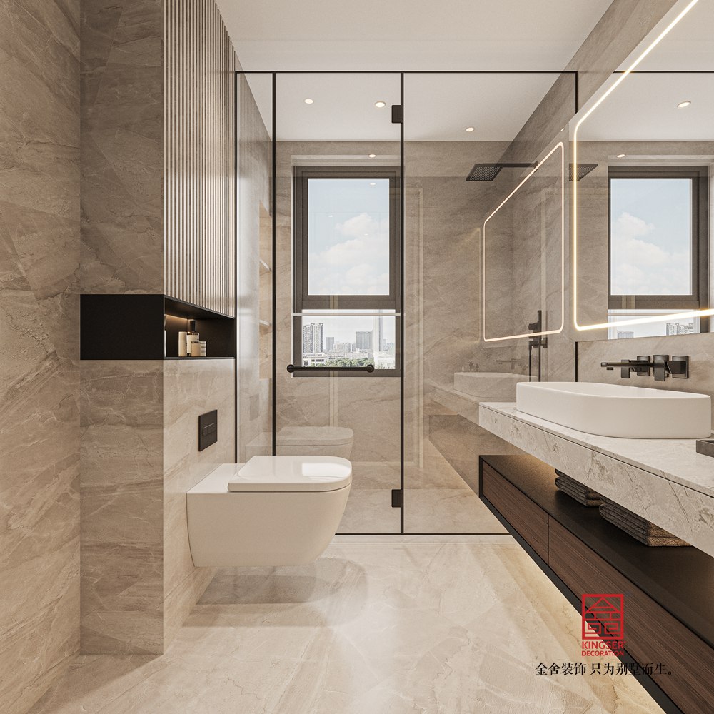 云和賦180平米意式輕奢風(fēng)格裝修-衛(wèi)生間